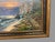 1920s Antique Coastal Seascape Oil Painting on Canvas For Sale - Image 5 of 10