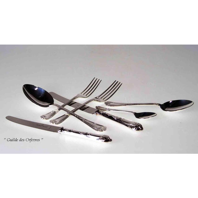 Traditional New 1980s Silver Fish Set of 12 Pair Fish Eaters & Fish Servers, La Regence - 26 PCS For Sale - Image 3 of 16