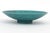Mid-Century Modern Vintage Gustavsberg Argenta Turquoise Green Ceramic Bowl With Silver Lines Sweden For Sale - Image 3 of 9
