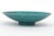 Mid-Century Modern Vintage Swedish Gustavsberg Argenta Turquoise Green Ceramic Bowl With Silver Lines, 1950's For Sale - Image 3 of 9