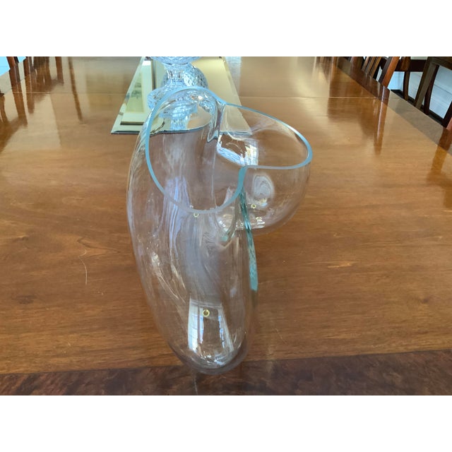 1970s Large Original Contemporary John Bingham Biomorphic Hand Blown Glass Sculpture For Sale In Chicago - Image 6 of 11