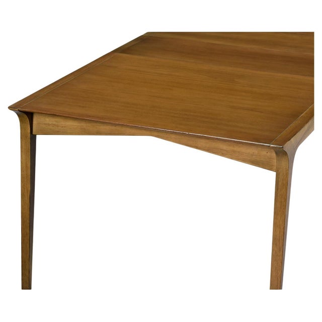 1950's Drexel Profile K44 Extending Dining Table by John Van Koert For Sale - Image 10 of 12