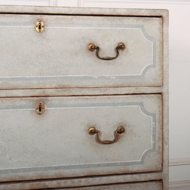 Antique English Painted Chest of Drawers, 1820 For Sale - Image 5 of 12