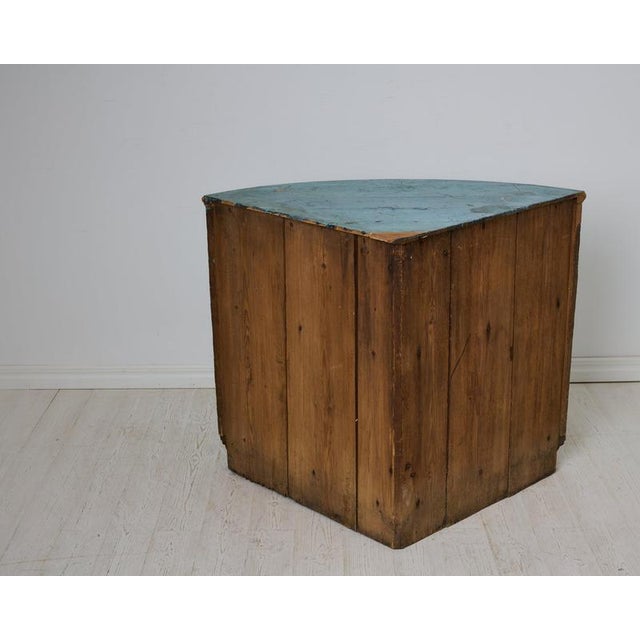 Wood Antique Gustavian Corner Sideboard in Pine, 1790 For Sale - Image 7 of 8