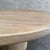 Wood Round Elm Wood Reeded Dining Table For Sale - Image 7 of 8