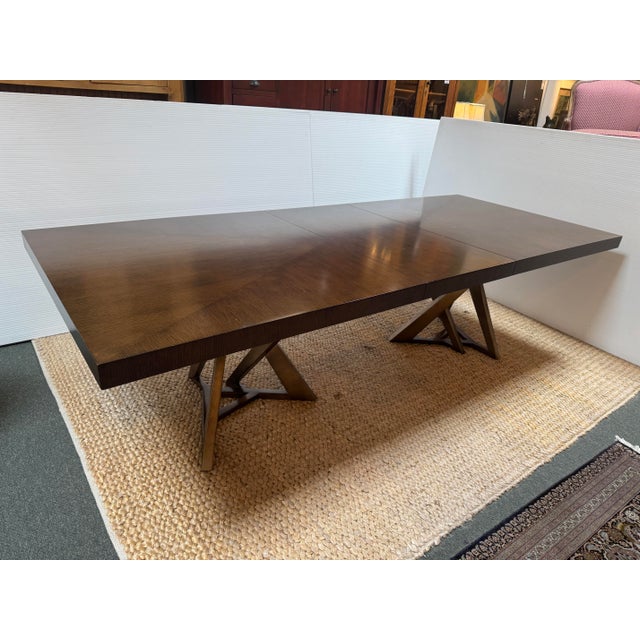 Design Plus Gallery presents the Zavala Loggia Extension Dining Table from Lexington Home. The quartered white oak top...