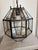 Antique Vienna Secession Pendant Lantern with Beveled Glass attributed to Adolf Loos, Vienna, 1900s For Sale - Image 6 of 9