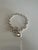 Arts & Crafts Chunky Sterling Silver Link Bracelet Featuring a Classic Tibetan Toggle Clasp and a Square Heart-Accented Charm For Sale - Image 3 of 6