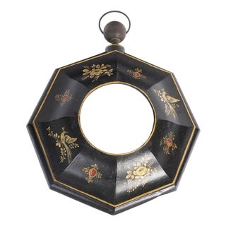 Napoleon III Wall Mirror in Painted Sheet Metal, 19th Century For Sale