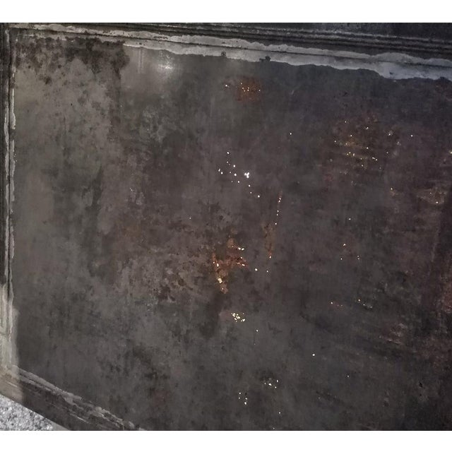 Vintage Travel Trunk in Iron For Sale - Image 10 of 18