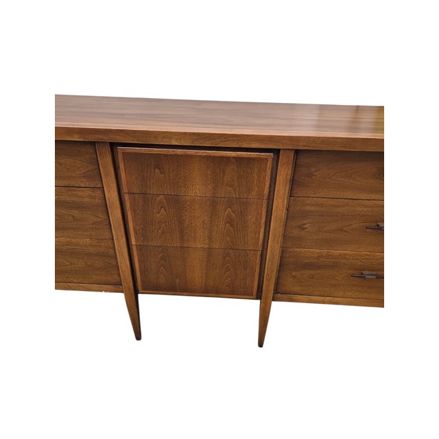 Century Furniture Vintage Danish Modern Century Furniture Dresser Chest Sideboard Rosewood Bronze For Sale - Image 4 of 18