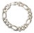Vintage Italian Sterling Silver Link Bracelet - Stamped 925 For Sale