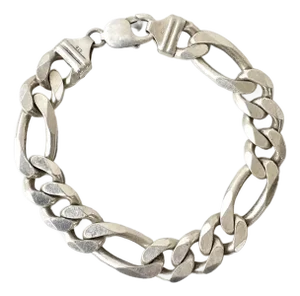 Vintage Italian Sterling Silver Link Bracelet - Stamped 925