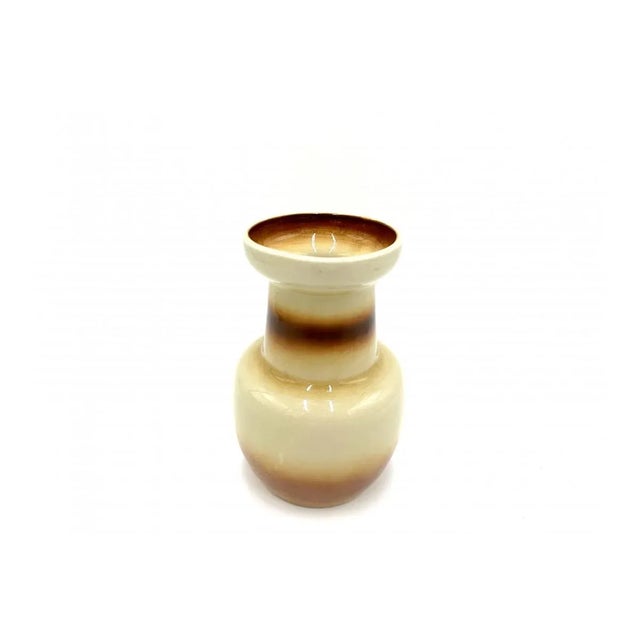 Mid-Century Modern Vintage Ceramic Vase from Tułowice, Poland, 1960s For Sale - Image 3 of 6
