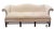 Vintage Chippendale Style Mahogany Frame Camel Back Ivory Geometric Print Upholstered Sofa For Sale - Image 9 of 9