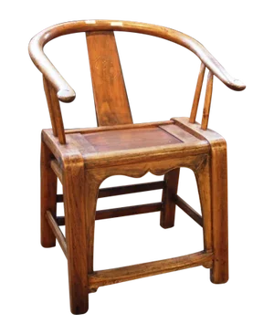 Country Style Curved Bowback Elm Armchair