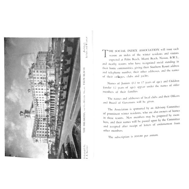 Black "Social Index Winter Residents and Visitors to Palm Beach/ Miami Beach/ Nassau Vol. 26" 1950 For Sale - Image 8 of 8