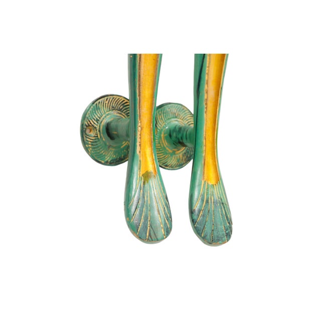 2020s Brass Lion's Head Door Handles - a Pair For Sale - Image 5 of 5