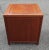 Wood Pair Mid 20th Century Ming Style Rosewood Side Table Cabinets With Protective Glass Top For Sale - Image 7 of 11