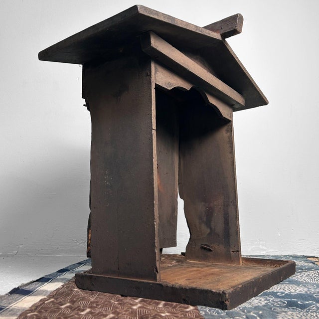 Japanese Kamidana Antique Shinto Wooden Shrine For Sale - Image 9 of 10