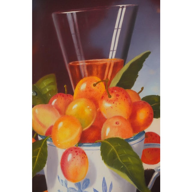 p.devaud Les Mirabelles Oil on Canvas Painting Art For Sale In Philadelphia - Image 6 of 9