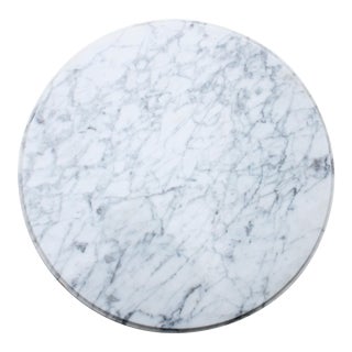 Polished Carrera Marble Serving Tray For Sale