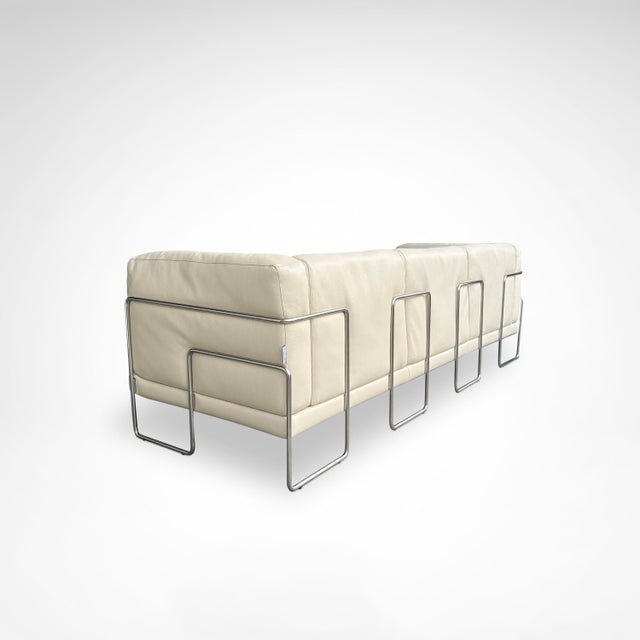 Pen Club 3-Seater Sofa by Kwok Hoi Chan for Steiner, France, 1980s For Sale - Image 11 of 12