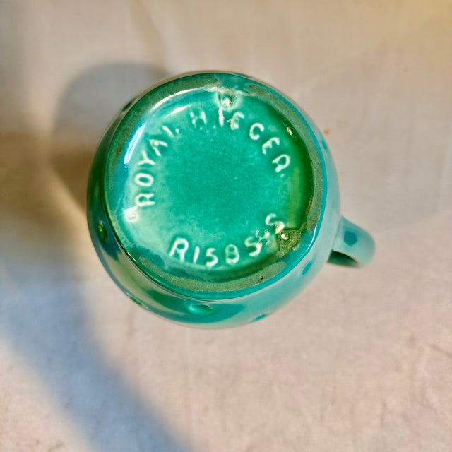 Ceramic 1940s Royal Haeger Green Ceramic Coffee Set - Three Pieces For Sale - Image 7 of 9