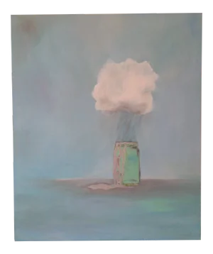 "Rain Catcher" Oil Painting by Natalie Mitchell