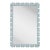 Fleur Home Audubon Bamboo Sticks Rectangle Mirror in Parma Gray, 24x35.5 For Sale