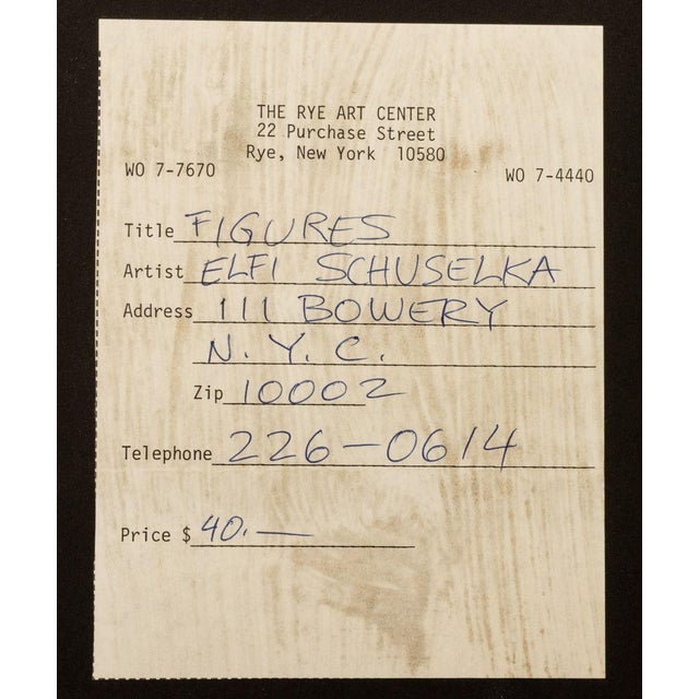 Elfi Schuselka Abstraction Lithographs, 1965, 2 For Sale - Image 13 of 13