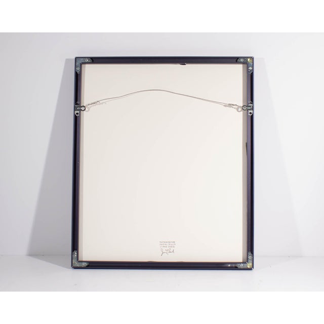 Abstract Mixed Media Drawing of a Seated Figure by James L. Bruch For Sale - Image 4 of 7