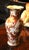 Ceramic VTG Mid Century Chinese Porcelain Vase, Hand Painted Roosters, 11.75" For Sale - Image 7 of 8