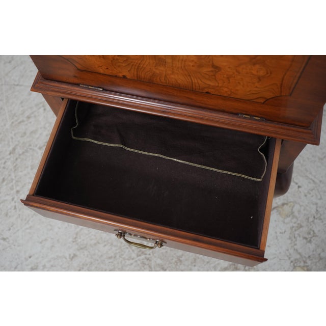 Henkel Harris Cherry Fall Front Silver Chest For Sale In Philadelphia - Image 6 of 18