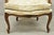 Wood Vintage Heritage French Country Louis XV Style Cane Back Fauteuil Arm Chair For Sale - Image 7 of 10