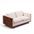 Milo Baughman for Thayer Coggin Style Mid Century Rosewood Case Loveseat Sofa - Pair For Sale - Image 12 of 12