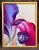Set of 2 Original Floral Oil Paintings, Cropped Iris Diptych by Kathleen Ney For Sale - Image 10 of 10