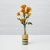 The LIO single stem vases have been turned by hand on a lathe from blocks of laminated Linoleum flooring. These lively yet...