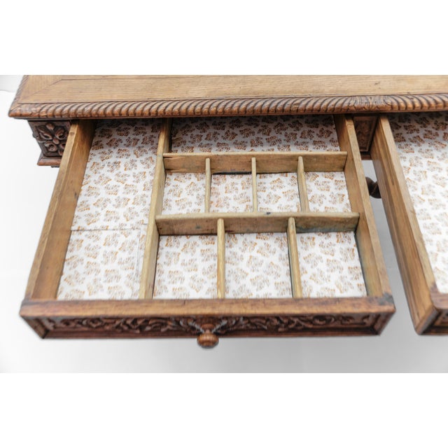 French Barley Twist Writing Desk For Sale - Image 13 of 17