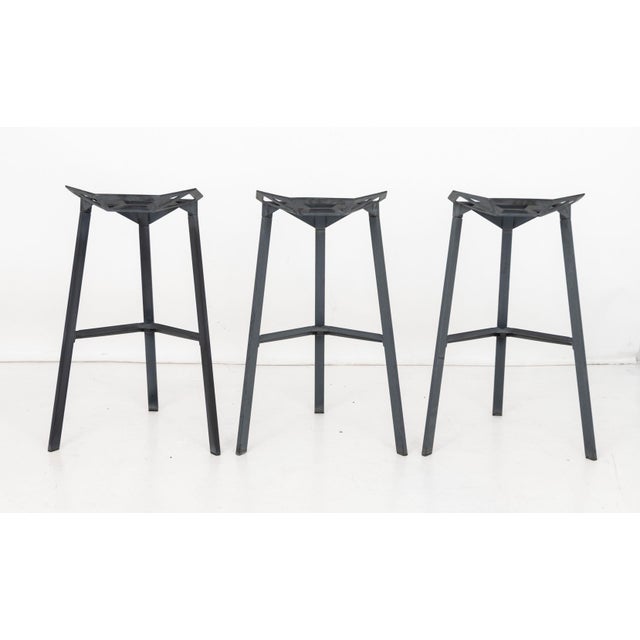 Gray Konstantin Grcic X Magis "Stool One" Bar Stools, 6 For Sale - Image 8 of 9