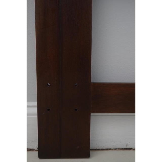 Drexel Heritage 18th C. Classic Queen or Full Size Mahogany Headboard For Sale In Philadelphia - Image 6 of 11