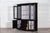 Large English Ebonised and Glazed Pine Breakfront Bookcase For Sale - Image 6 of 17