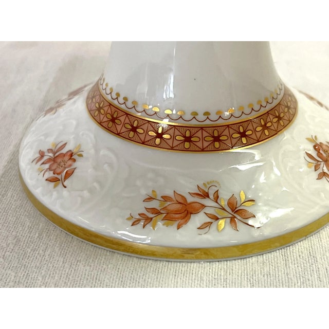 Ceramic Vintage Bavaria Schumann Arzberg Germany Reticulated Porcelain Compote Dish For Sale - Image 7 of 13