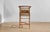 Handwoven Malawi Cane Bar Stool in Traditional Weave With White Linen Cushion For Sale - Image 4 of 7