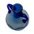 Phoenician-Style Blue Satin Glass Amphora Vase For Sale - Image 10 of 10