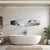 Silver Frameless Eberton Mirror For Sale - Image 8 of 9
