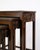 Gold Chinese Side Tables in Mahogany, 1930s, Set of 4 For Sale - Image 8 of 9