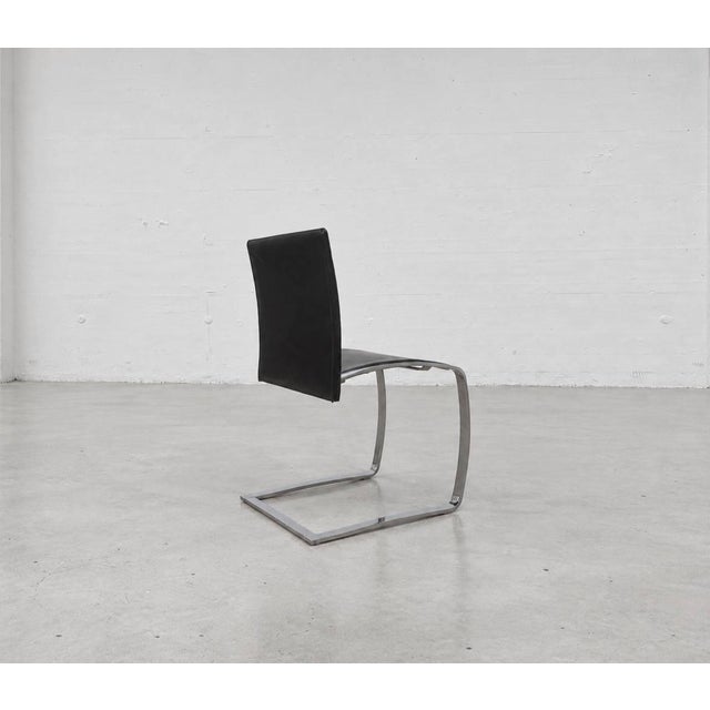 Animal Skin Zen Cantilever Chair by Christian Werner for Enrico Pellizzoni For Sale - Image 7 of 15