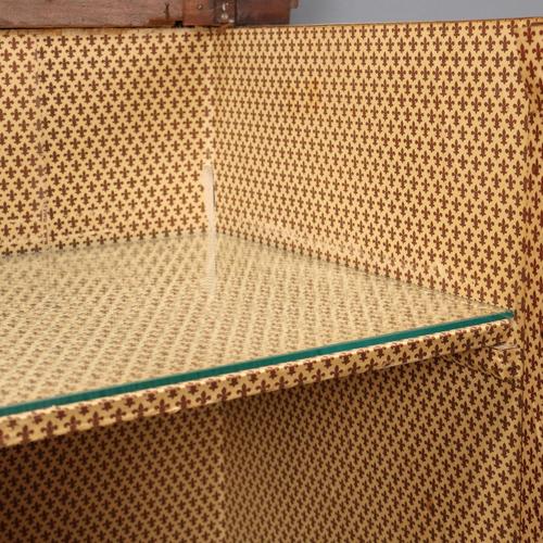 Walnut Bedside Table with Inlays For Sale - Image 4 of 11