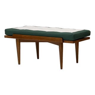 Mid-Century Upholstered Bench, 1960s For Sale